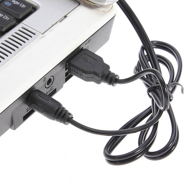 1 Pair Mini Portable Clipon USB Stereo Speakers line Controller Soundbar for Laptop Notebook Mp3 Phone Music Player PC with Clip