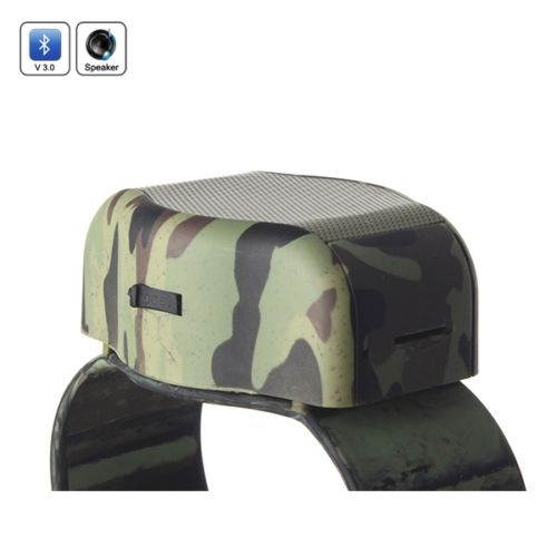 Sport Watch styple speaker Bluetooth V3.0 micro SD Card music player  Camouflage color
