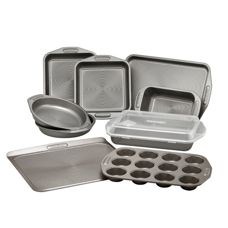 Circulon 10pc Bakeware Nonstick Set Gray