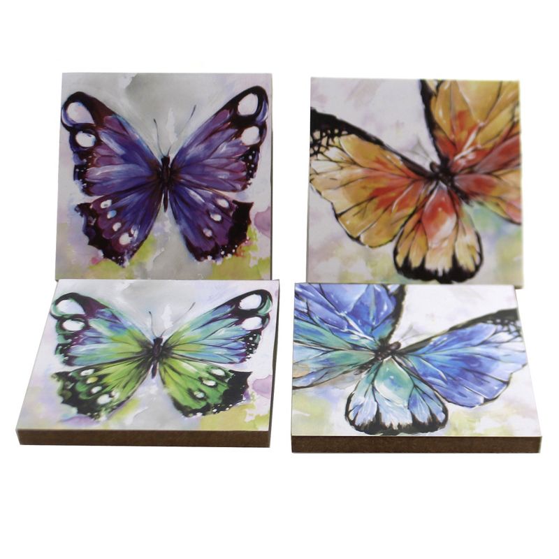 Tabletop 3.75" Butterfly Gallery Coasters Mother's Day Ganz  -  Coasters