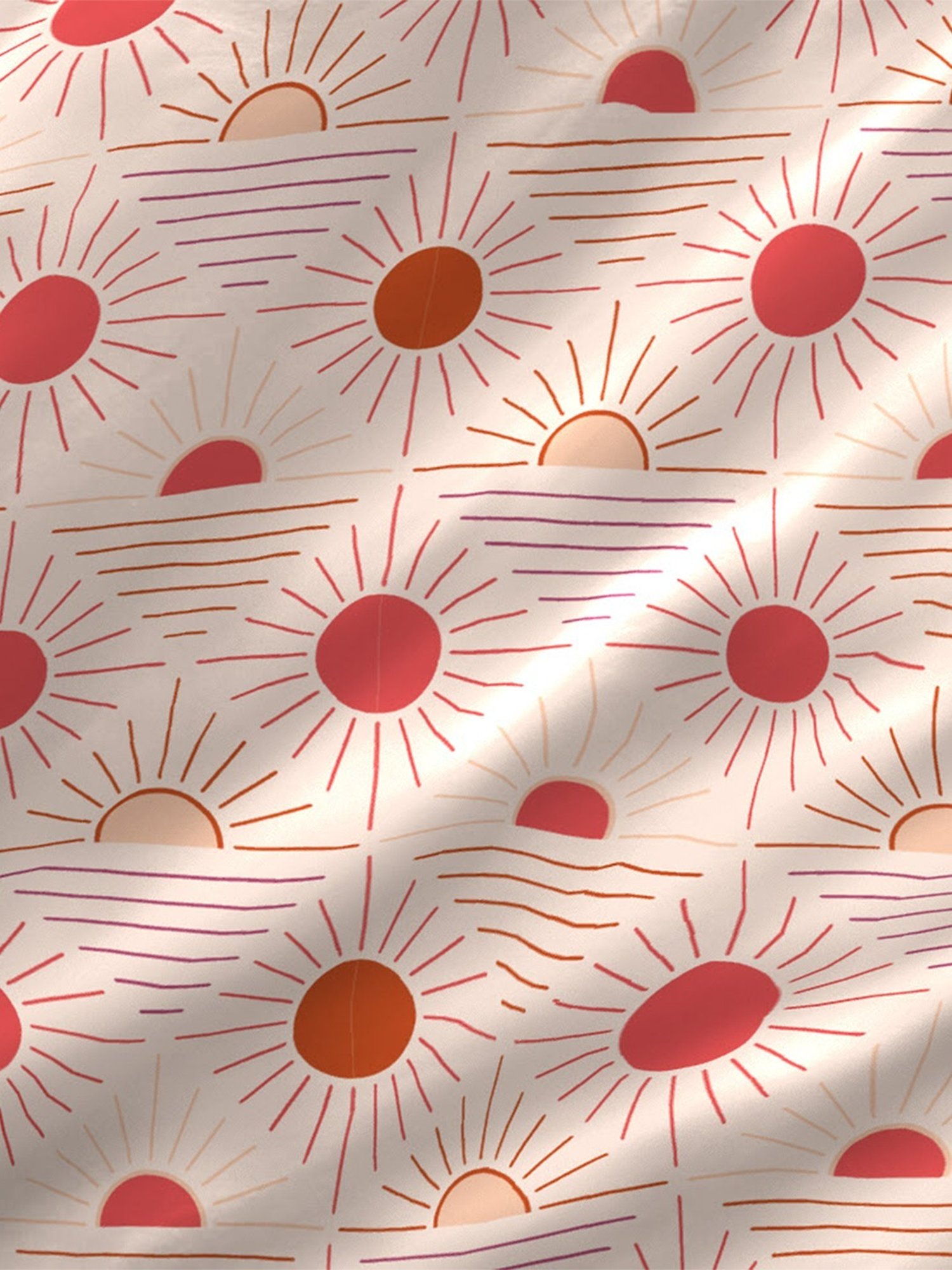 Layers Panchatatva Printed Red 146 TC Cotton Single Comforter