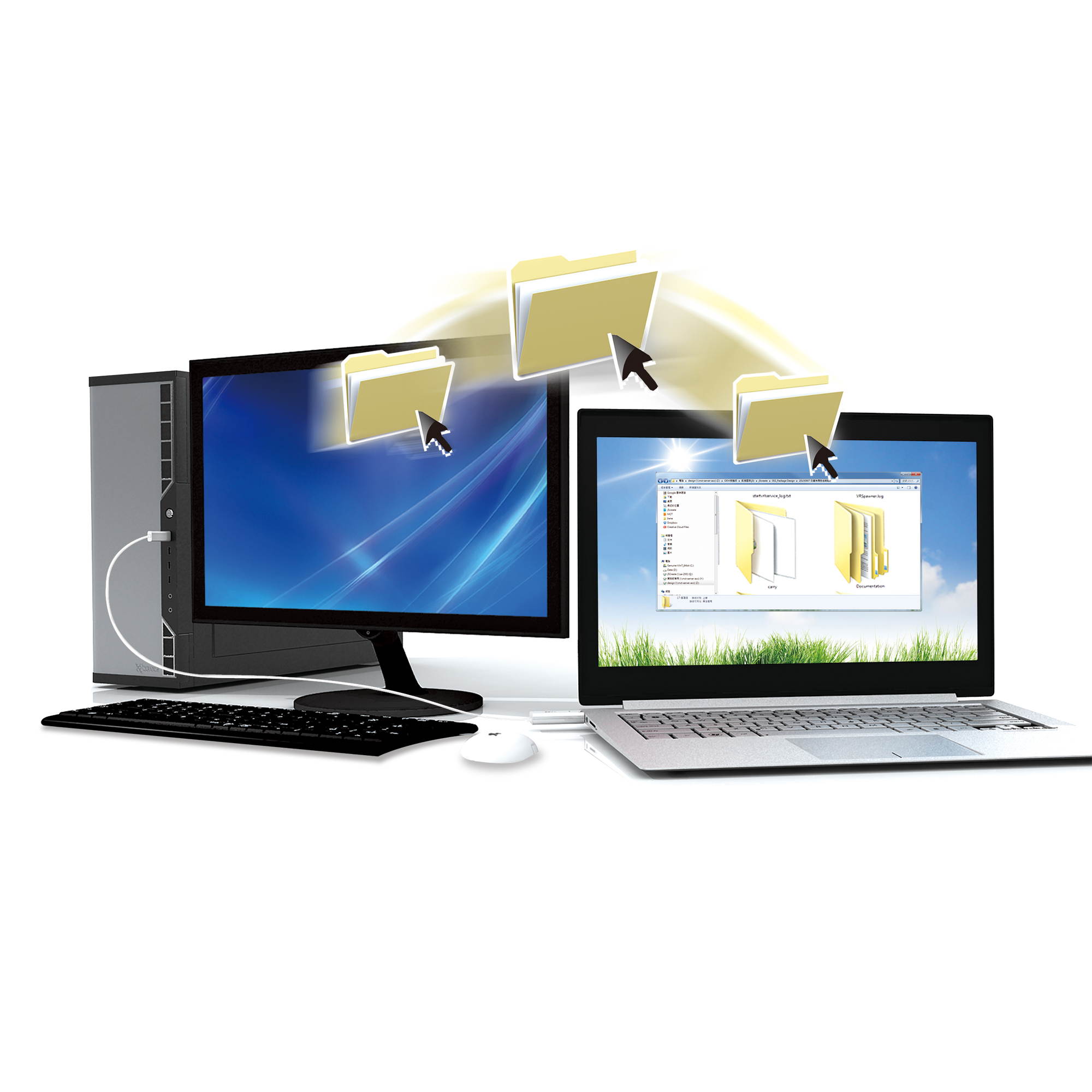 j5create Wormhole Switch Cable - Windows to Windows