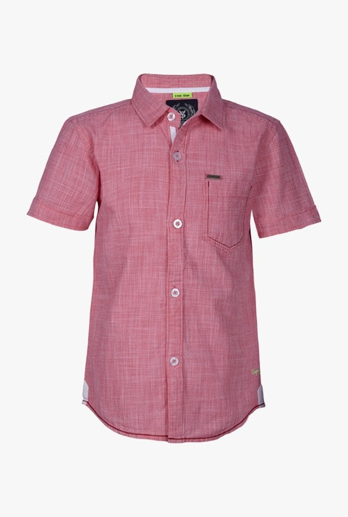 Superyoung Boys Red Textured Shirt