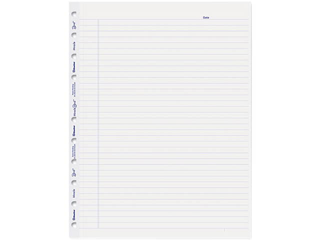 Blueline MiracleBind Ruled Paper Refill Sheets 11 x 9-1/16 White 50 Sheets/Pack