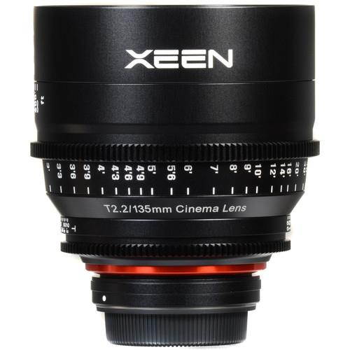 Rokinon Xeen 135mm T2.2 Manual Focus Professional Cine Lens with Canon EF Mount