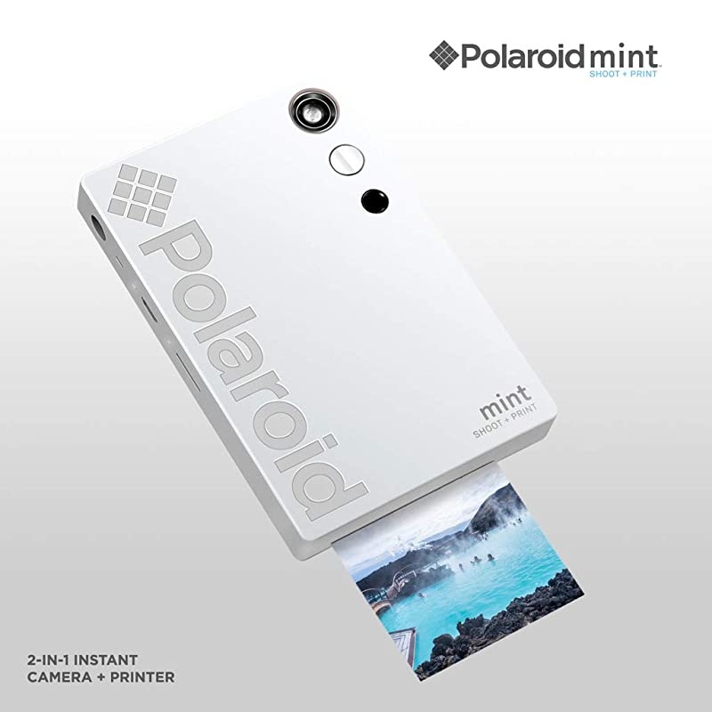 Polaroid Mint Instant Print Digital Camera (Black), Prints on  2x3 Sticky-Backed Photo Paper