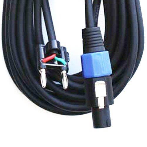 2x EMB PRO STB-16G100F -Speakon to Banana- 16GA 100FT Instrument / Speaker Cable