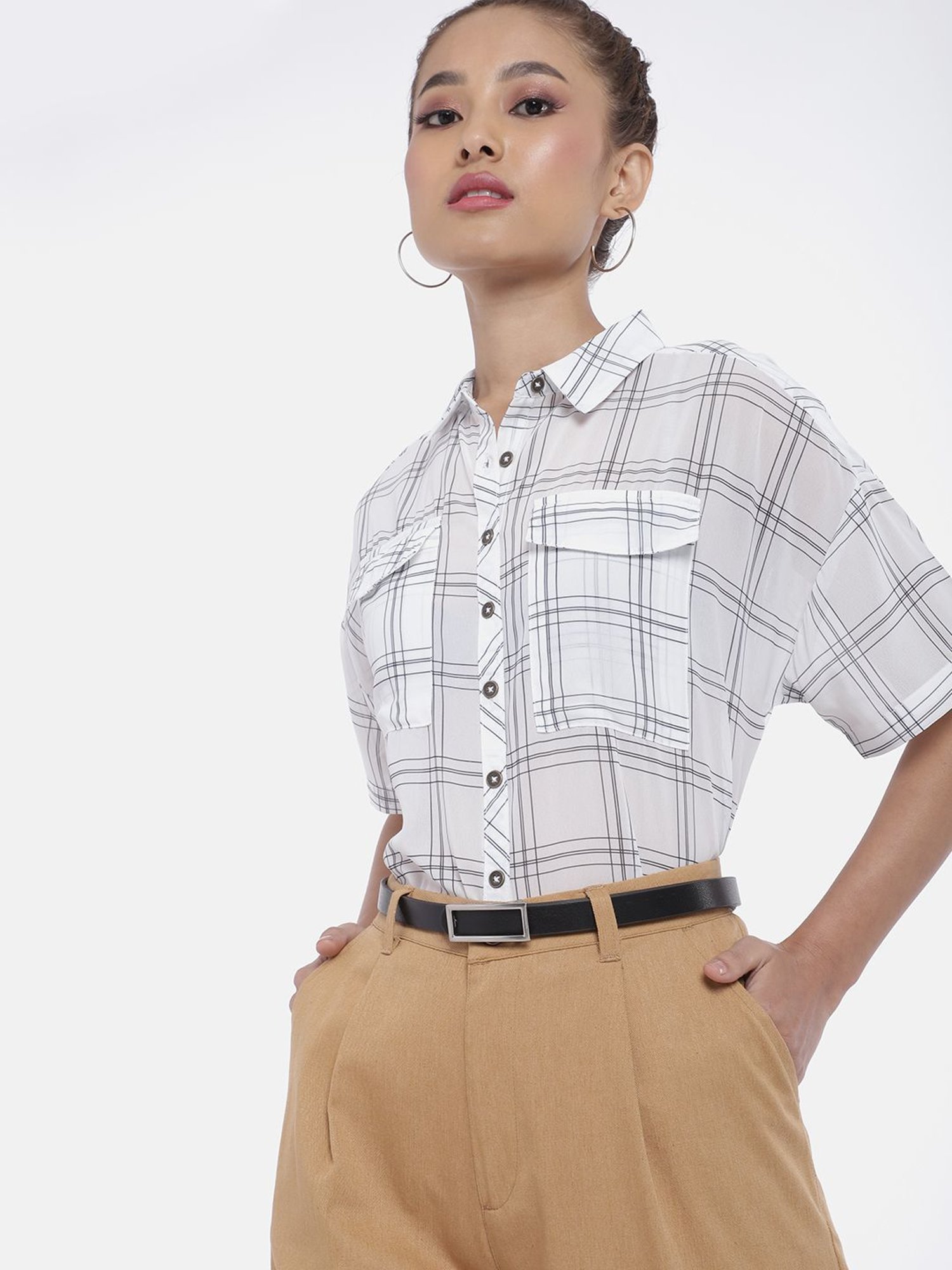 Antony Morato Black Leather Solid Waist Belt