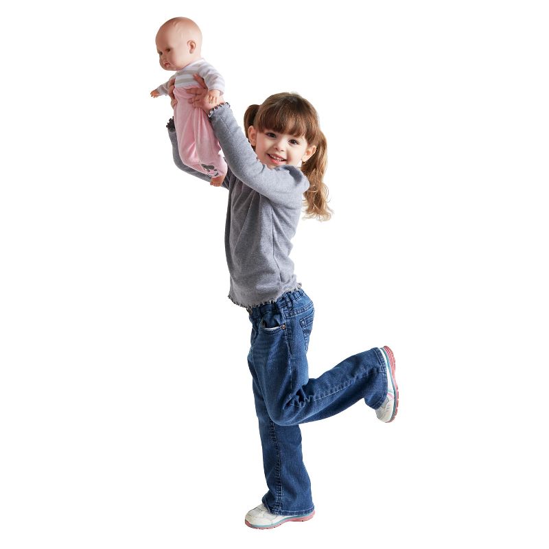 JC Toys Berenguer Boutique 10 Piece Gift Set Pink 15" Realistic Soft Body Baby Doll - Open/Close Eyes