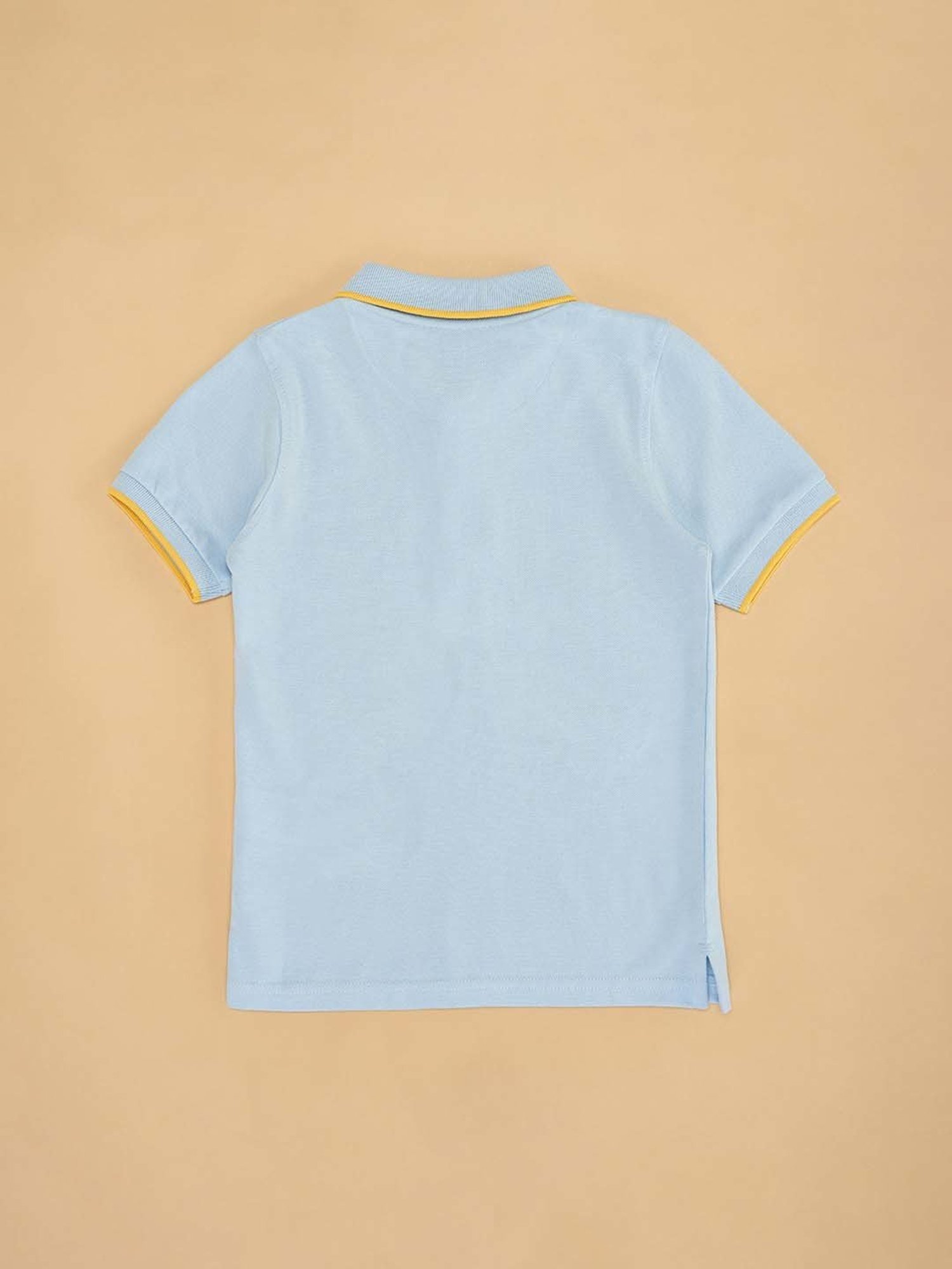 Pantaloons Junior Multicolor Cotton Striped Polo T-Shirt