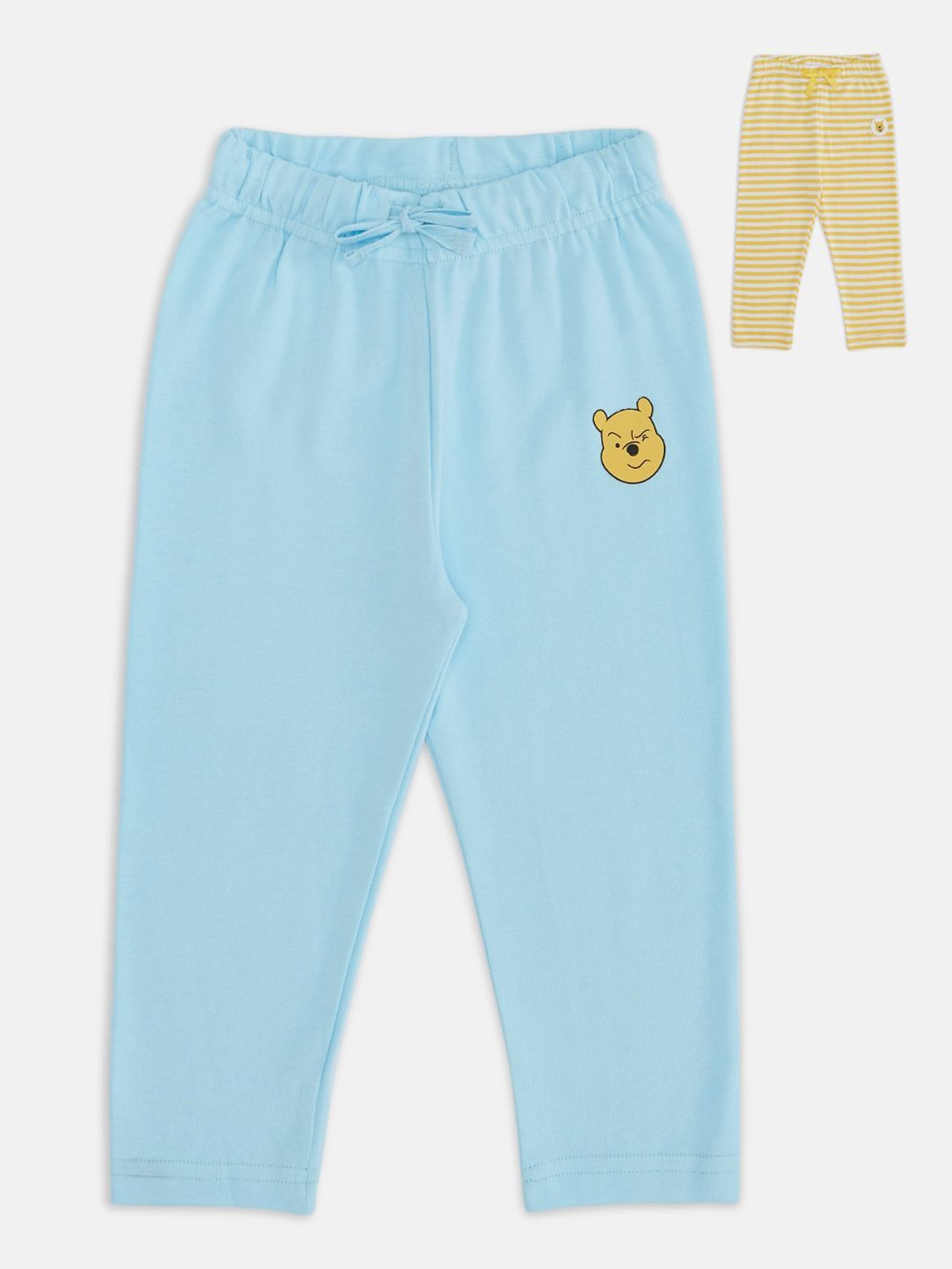 Pantaloons Baby Multicolor Striped Pants (Pack Of 2)