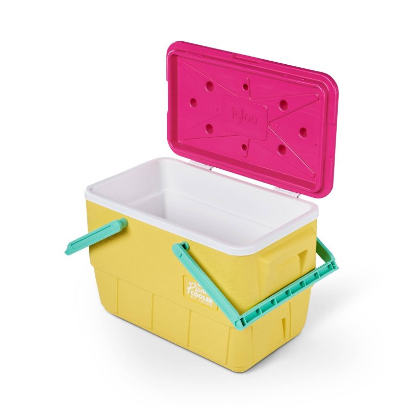 Igloo Picnic Basket Retro 25qt Cooler - Sunshine Yellow