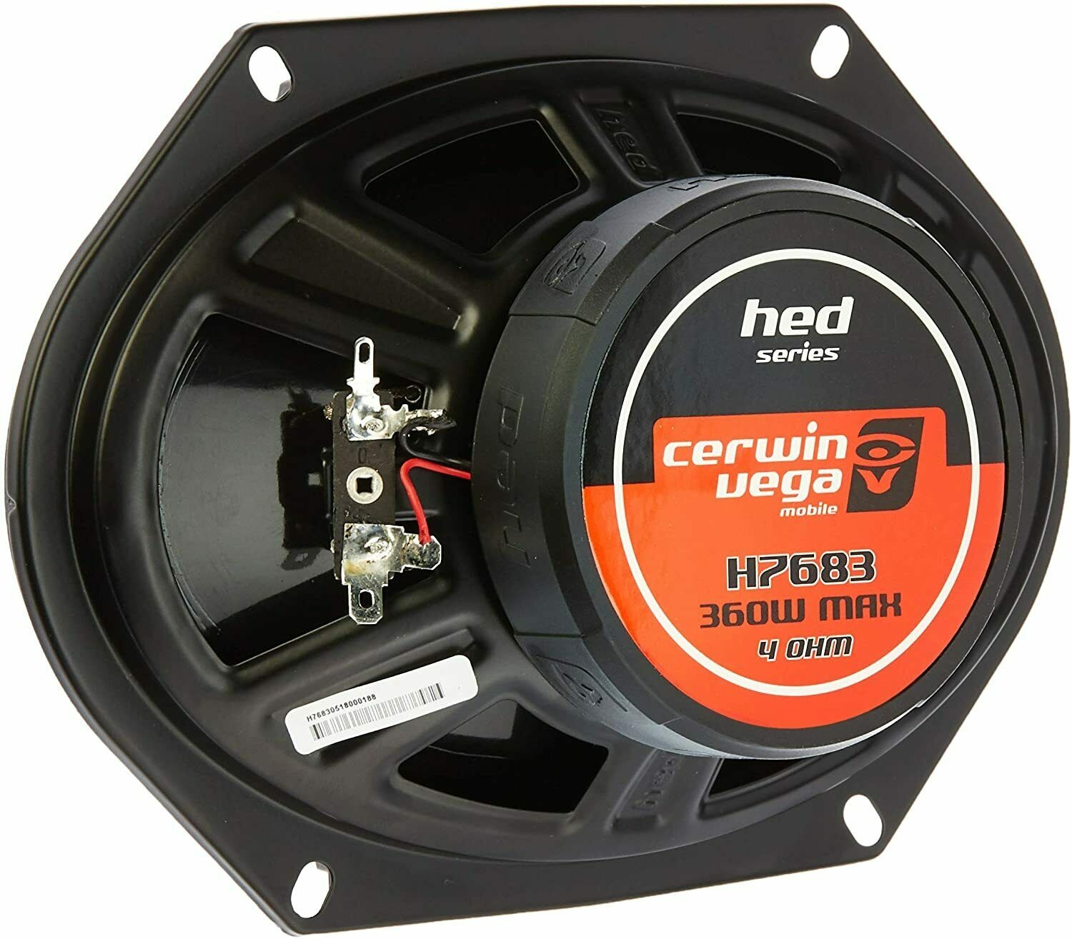 4x Cerwin Vega H7683 720W Max 6" x 8" 3-Way Coaxial Car Speakers  HED Series