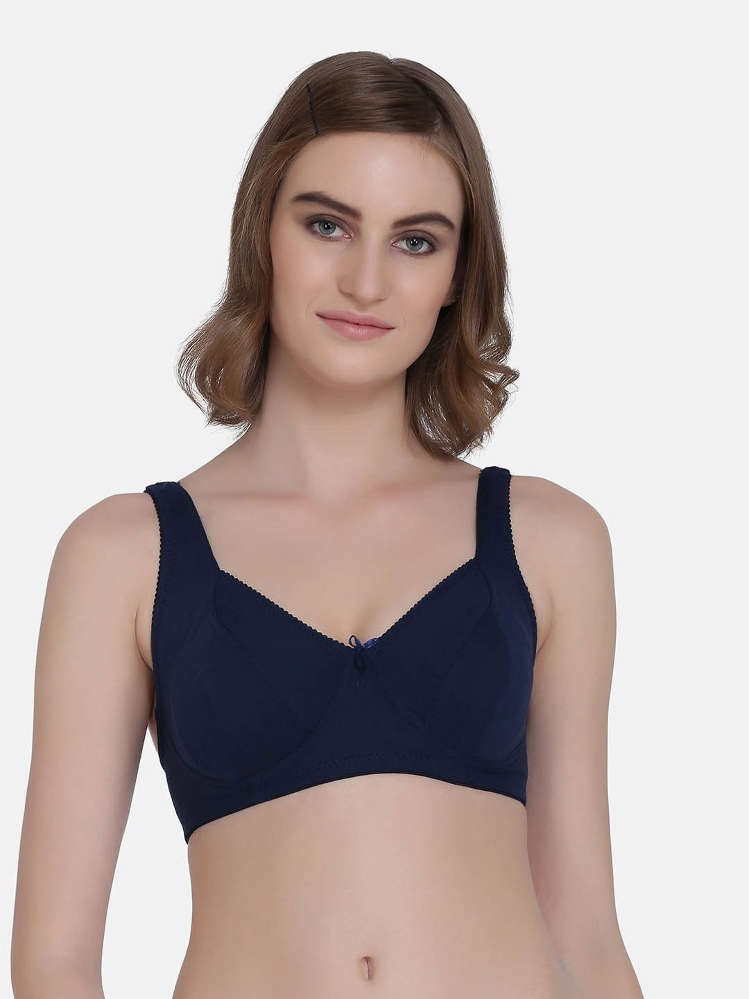 Da Intimo Navy Non Wired Non Padded Minimizer Bra
