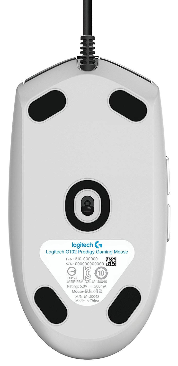 Gaming Mouse,Logitech G203 Prodigy RGB Wired Gaming Mouse, On-The-Fly 200-6000 DPI, Up to 8x faster than standard mice, Customizable lighting from 16.8 million colors, 6 programmable buttons