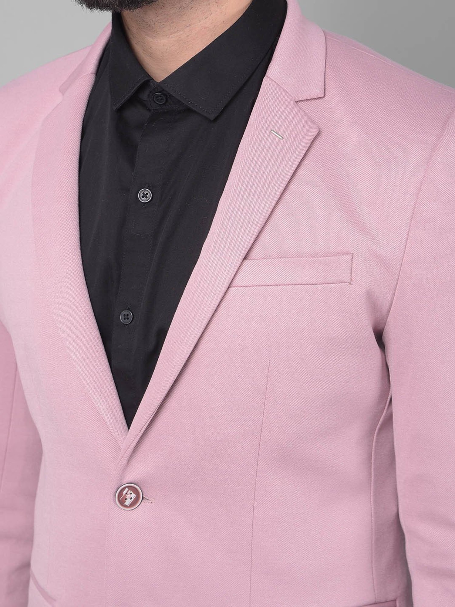 Crimsoune Club Pink Slim Fit Blazer