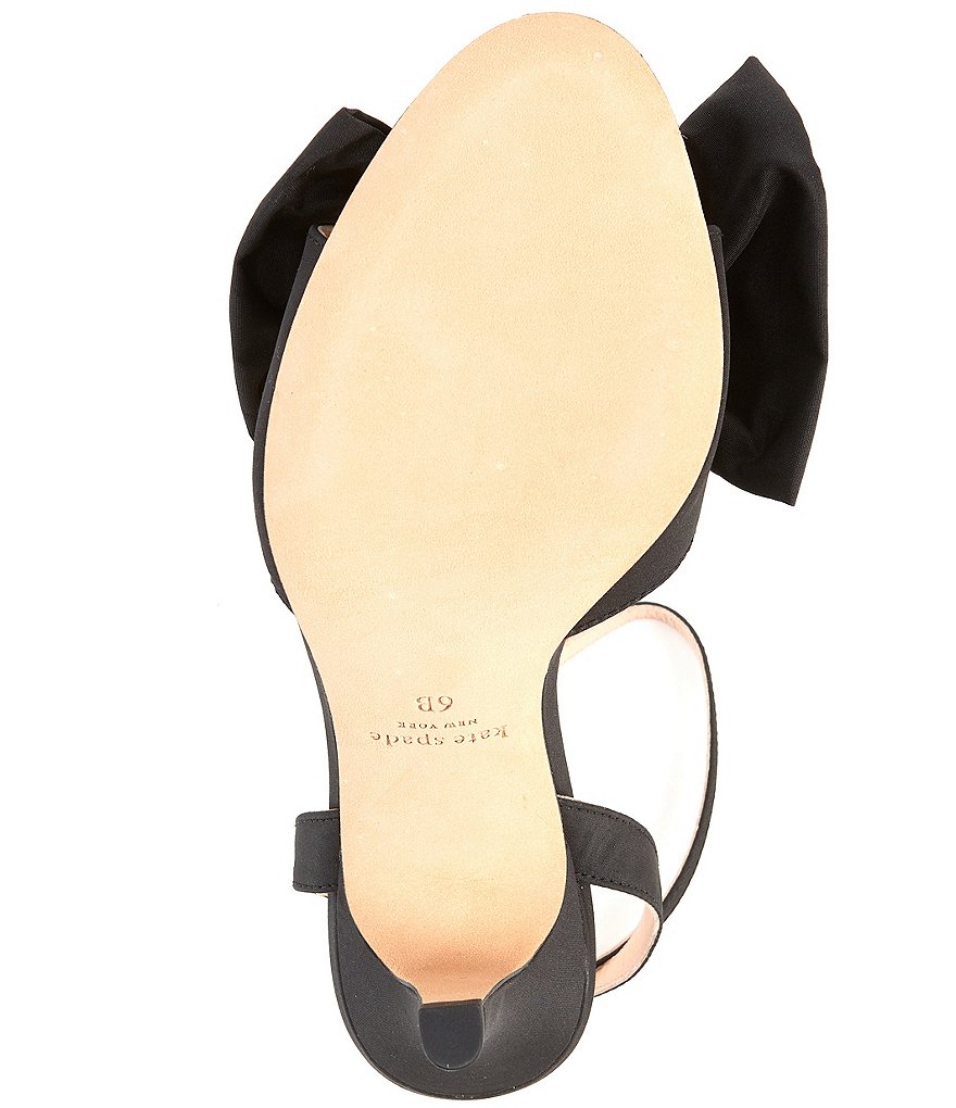 kate spade new york Gloria Bow Detail Ankle Strap Dress Sandals