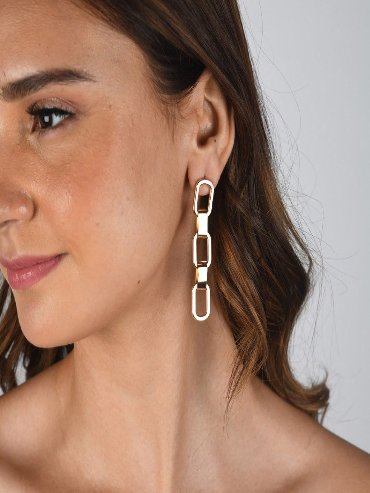 Jewelz Elegant Link Earrings for Women