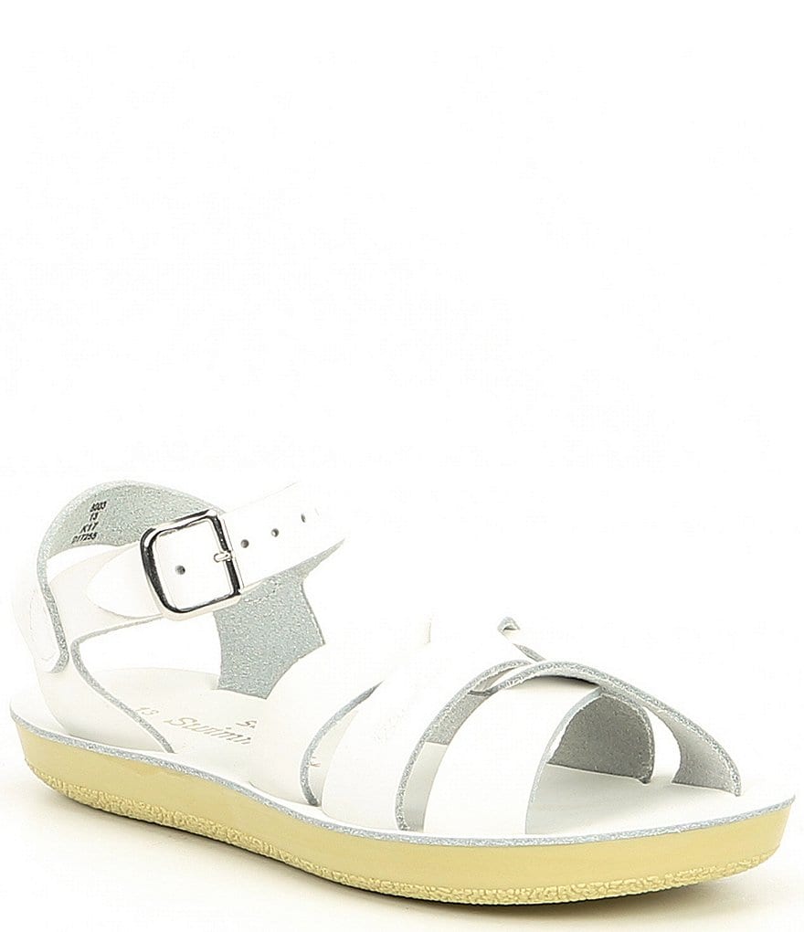 Girls' Sun-San Sandal by Hoy Swimmer Water Friendly Leather Sandal (Toddler)