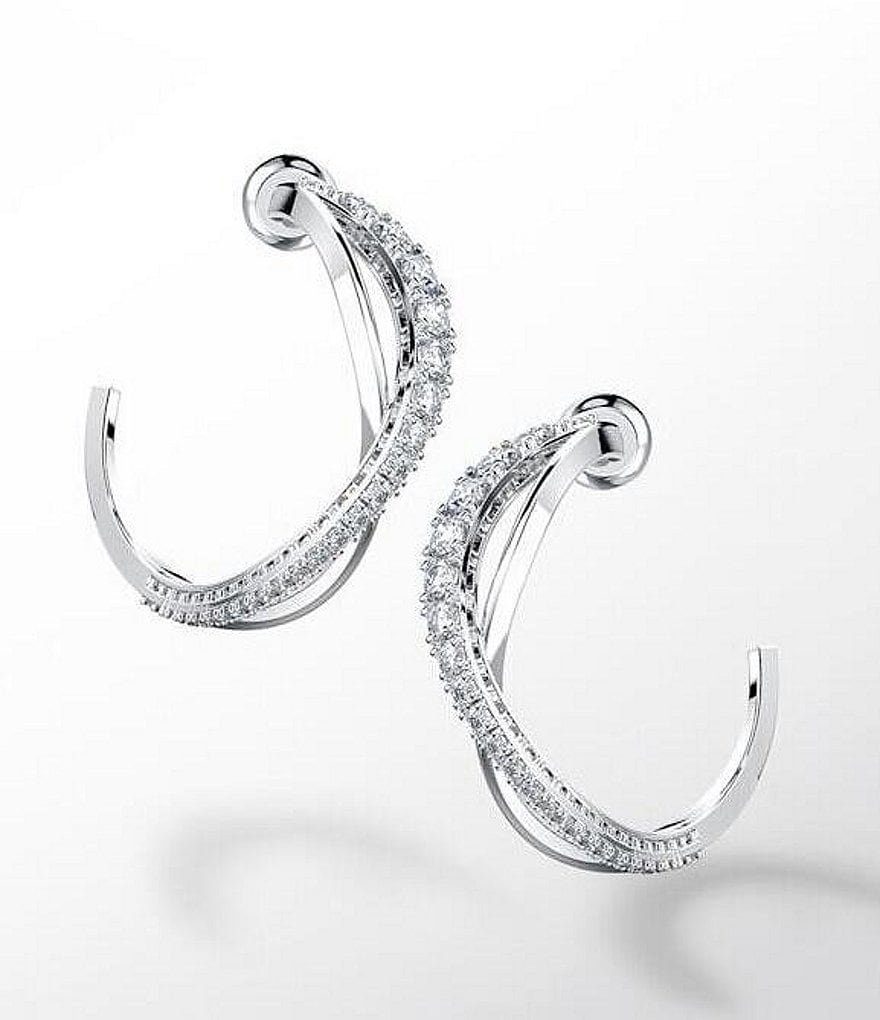 Swarovski Twist Mini Hoop Earrings