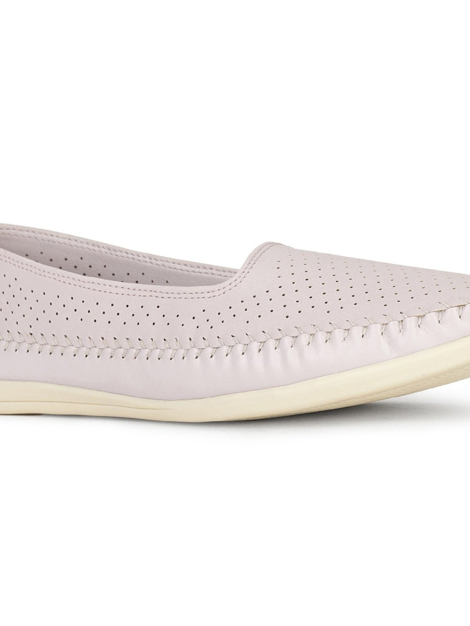 Bata Women's Grey Flat Ballets