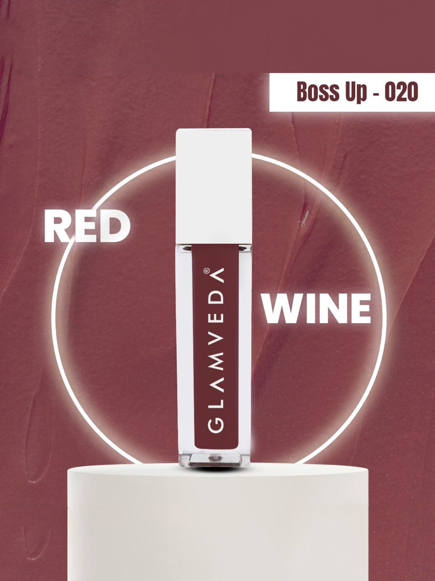 Glamveda Always On Matte Liquid Lipstick Mini Boss Up-020 - 1.2 ml