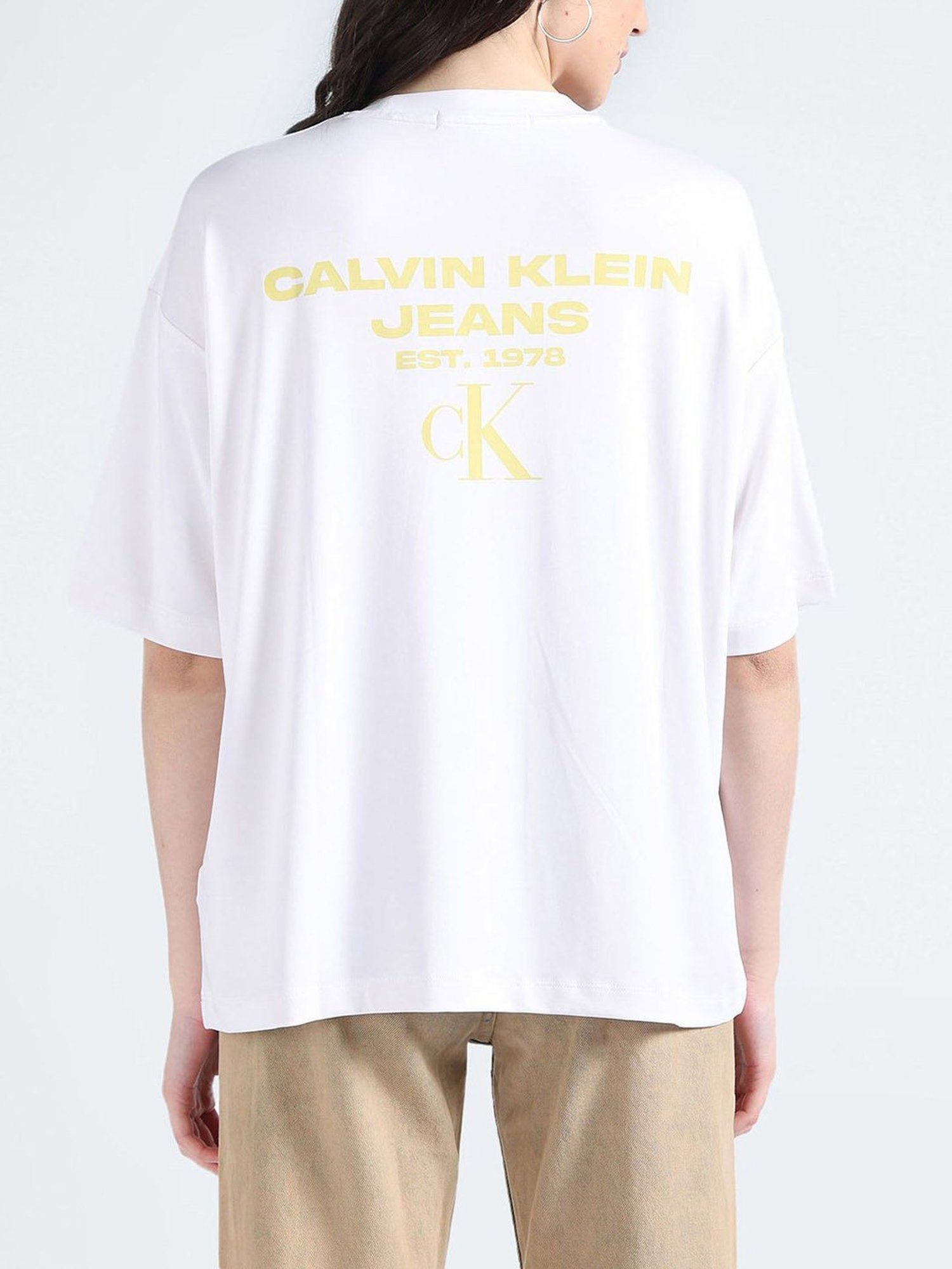 Calvin Klein Bright White Loose Fit T-Shirt