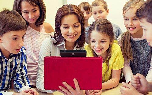 Ideas In Life Tablet Pillow for Galaxy and IPad, Plush Microfiber Mini Tablet Computer Holder Sofa Reading Stand, Self Standing or Use on Lap, Bed, Sofa, Couch. Color Black