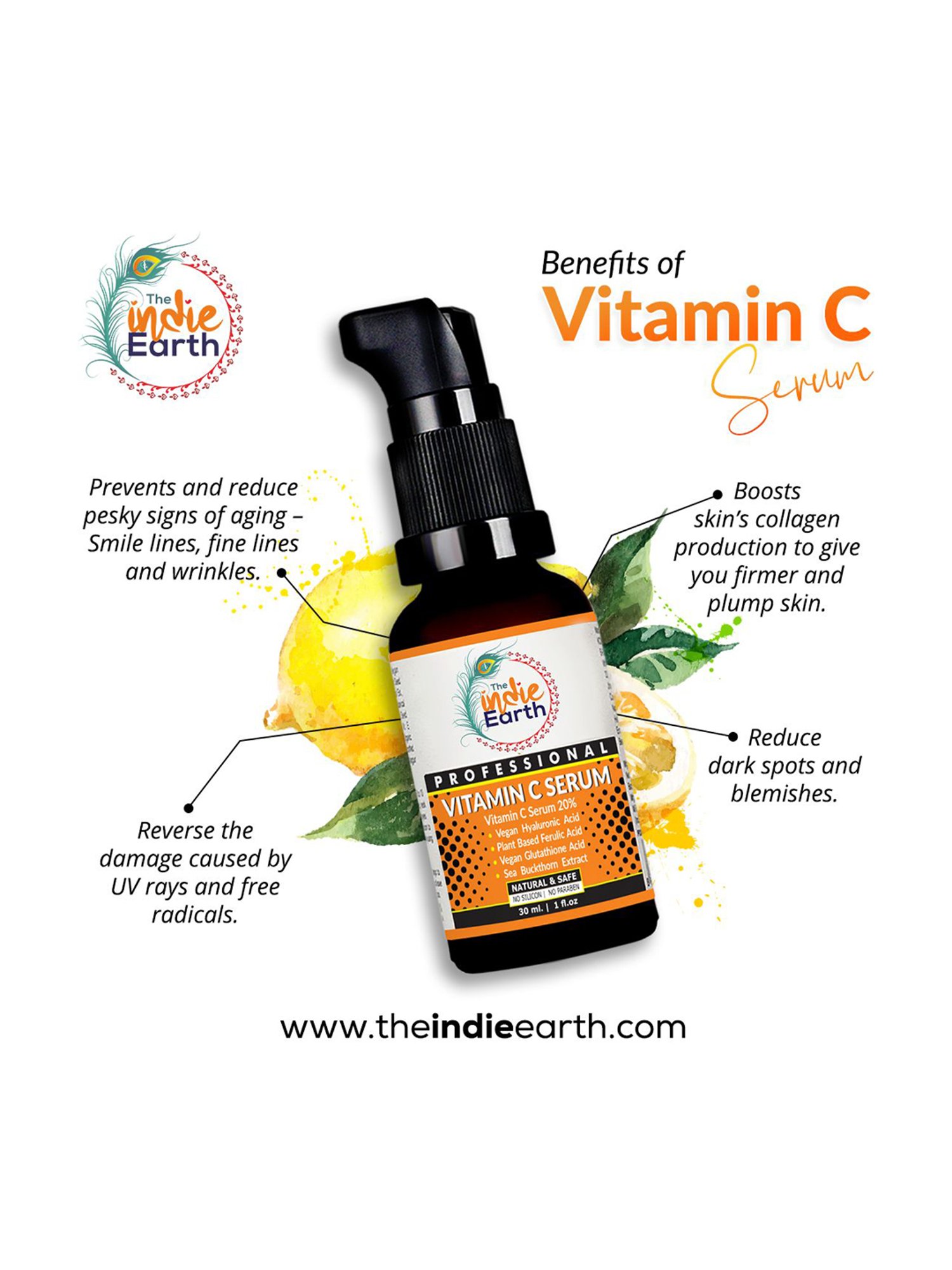 The Indie Earth Vitamin C Healthy Skin Regime