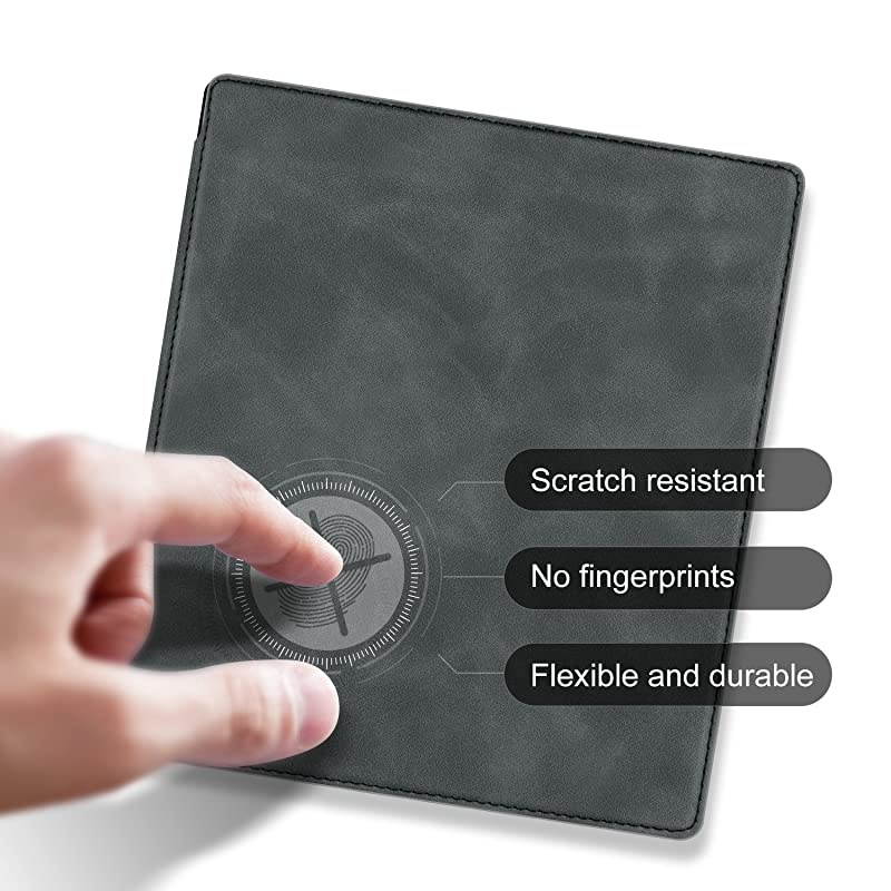 Skin Touch Feeling Case for AllNew Kindle Oasis10th Gen 2019 Release amp 9th Gen 2017 Releasewith Auto WakeSleepNew Waterproof 7Kindle Oasis CoverSoft Shell Series KO The Dark Gray
