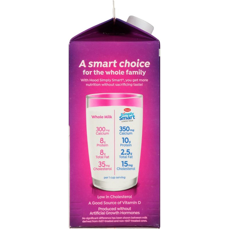 Hood Simply Smart 1% Milk - 0.5gal