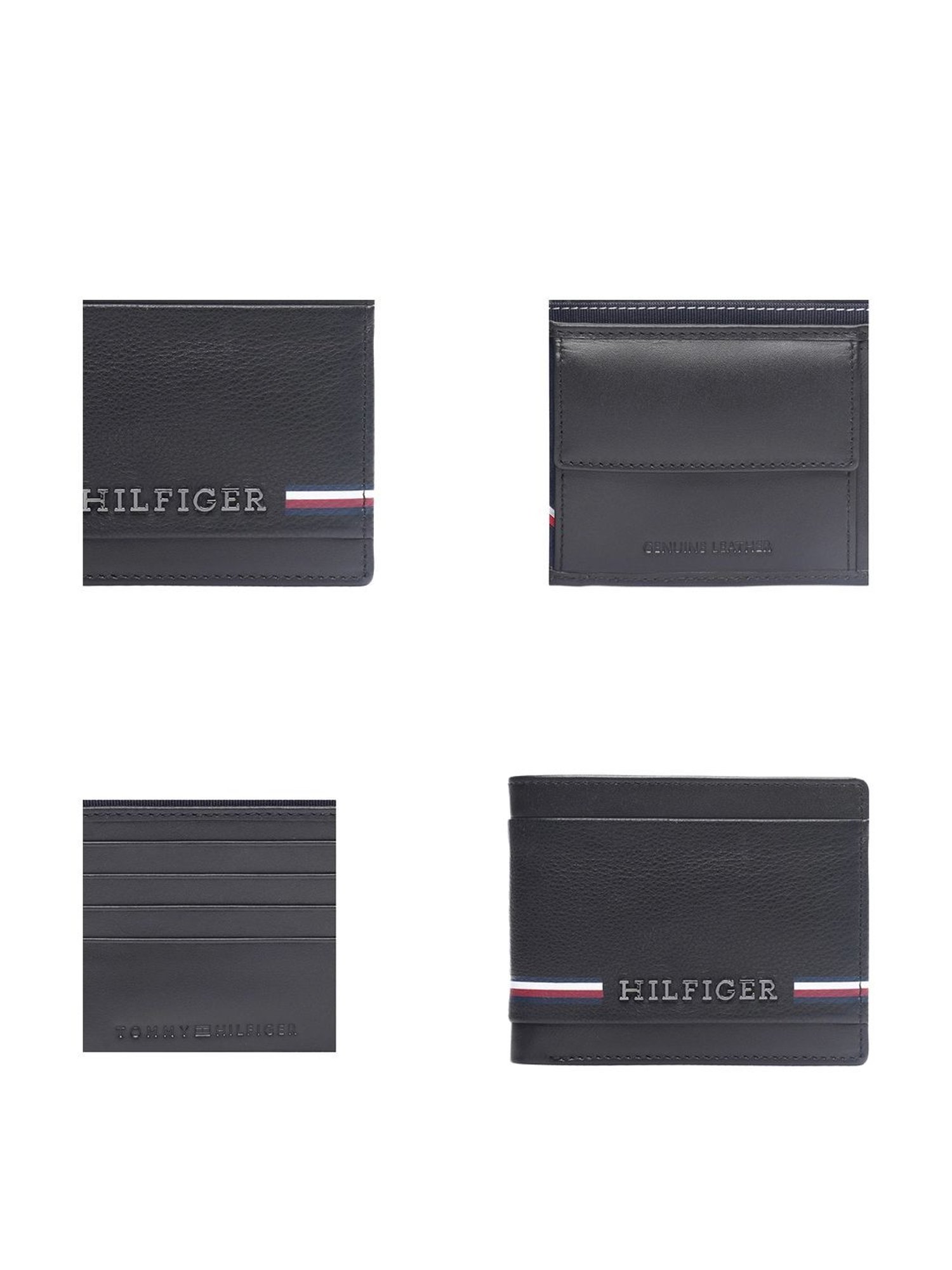 THE HOLISTIK Revival Black & Maroon Casual Leather Bi-Fold Wallet for Men