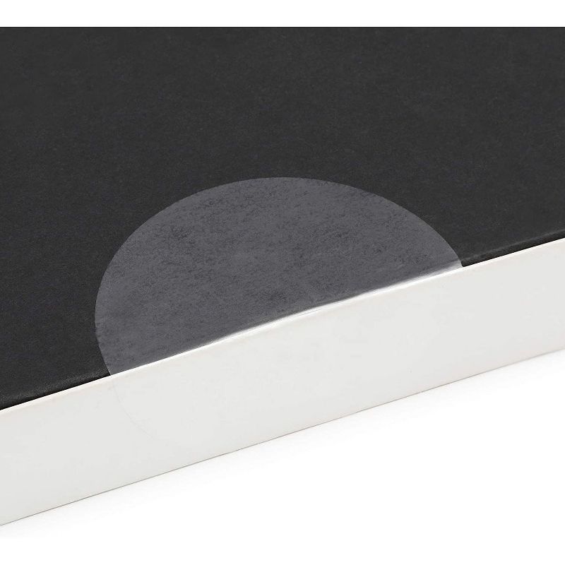 Stockroom Plus 500-Pack Blank Clear Round 3-Inch Stickers Labels, Envelope Seals