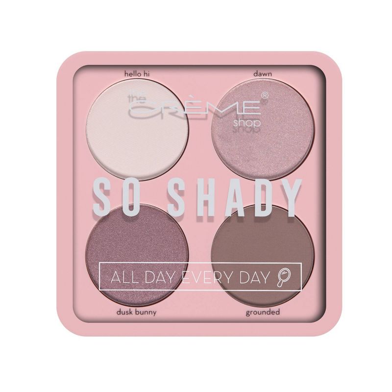 The Crème Shop So Shady Eyeshadow Palette - All Day Every Day - 0.40oz