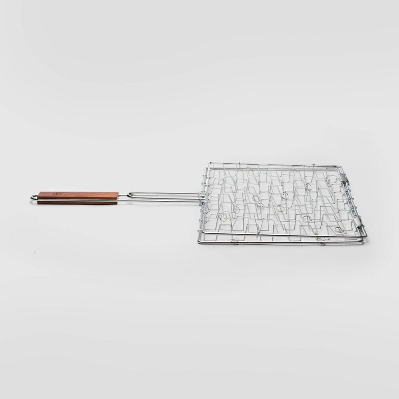 25" Rosewood Flex Grill Basket - Outset