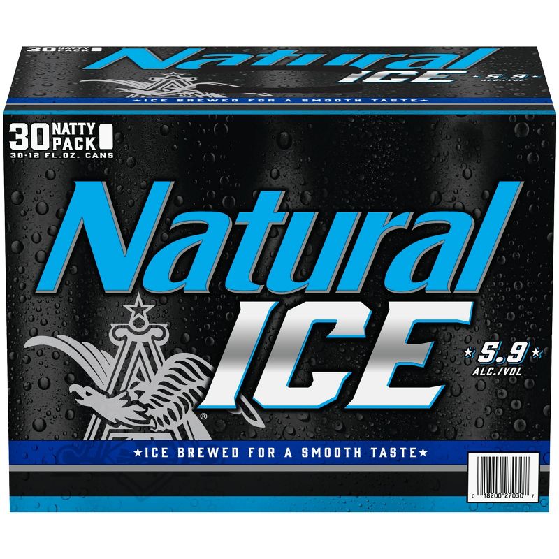 Natural Ice Beer - 30pk/12 fl oz Cans