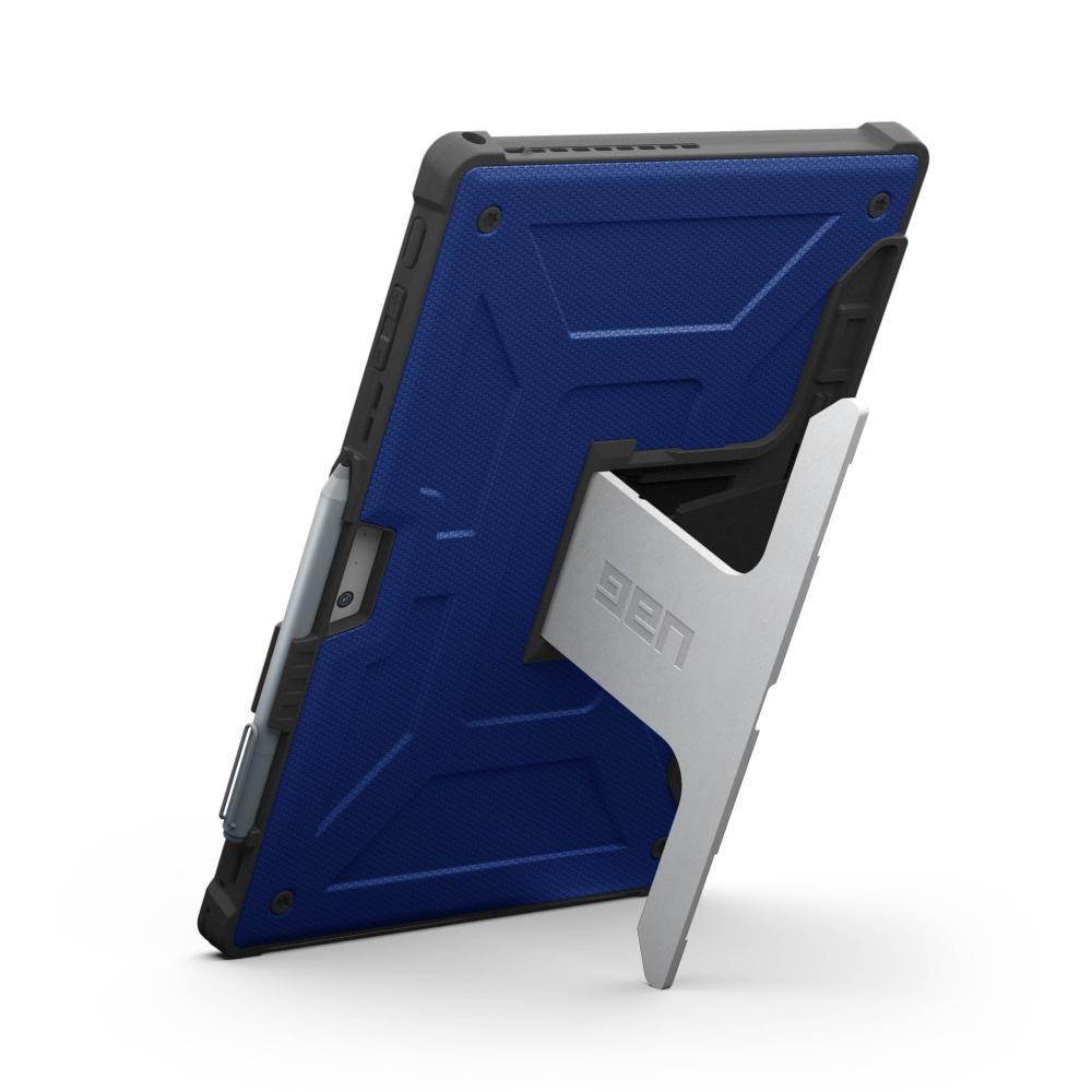UAG Designed for Microsoft Surface Pro 7 Plus, Surface Pro 7, Pro 6, Pro 5th Gen (2017) (LTE), Pro 4 Feather-Light Rugged [Cobalt] Aluminum Stand Military Drop Tested Case