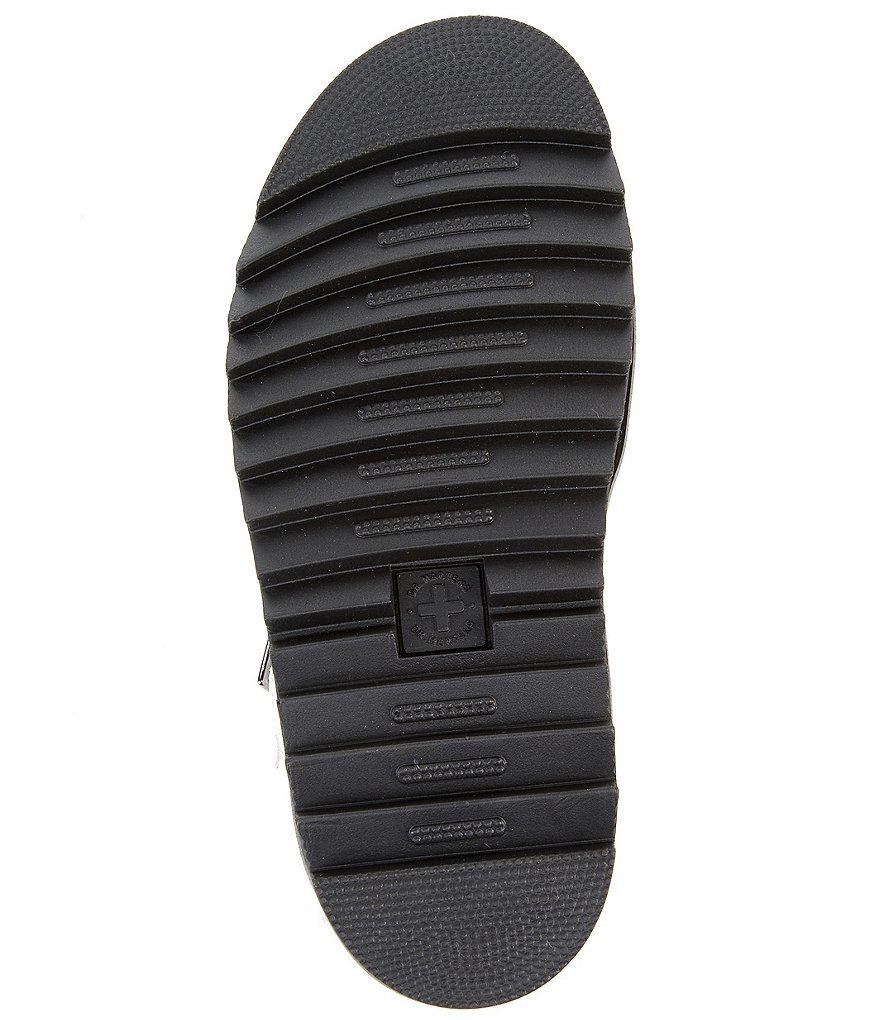 Dr. Martens Women's Voss Quad Fluffy Faux Fur Platform Sandals