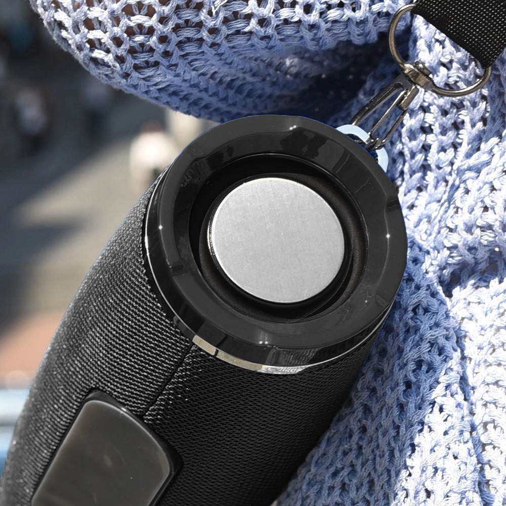 Take & Go Portable Wireless Speaker w/ LED Clock & FM Tuner (AUX, TF Card & USB Input)