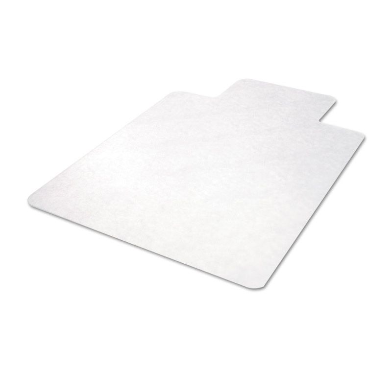 3'9"x4'5" Rectangle Solid Office Chair Mat Clear - Alera