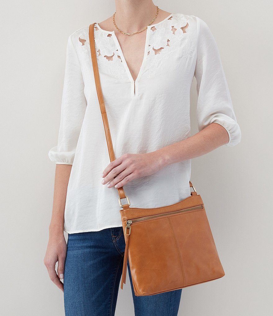 HOBO Vintage Hide Collection Cambel Leather Crossbody Bag