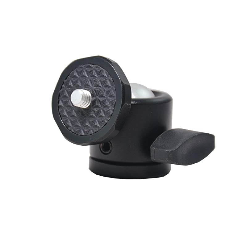 Camera Monopod Selfie Stick 36 Inch Aluminum Alloy Extendable Pole with 360 Swivel Mini Ball Head 4 Sections