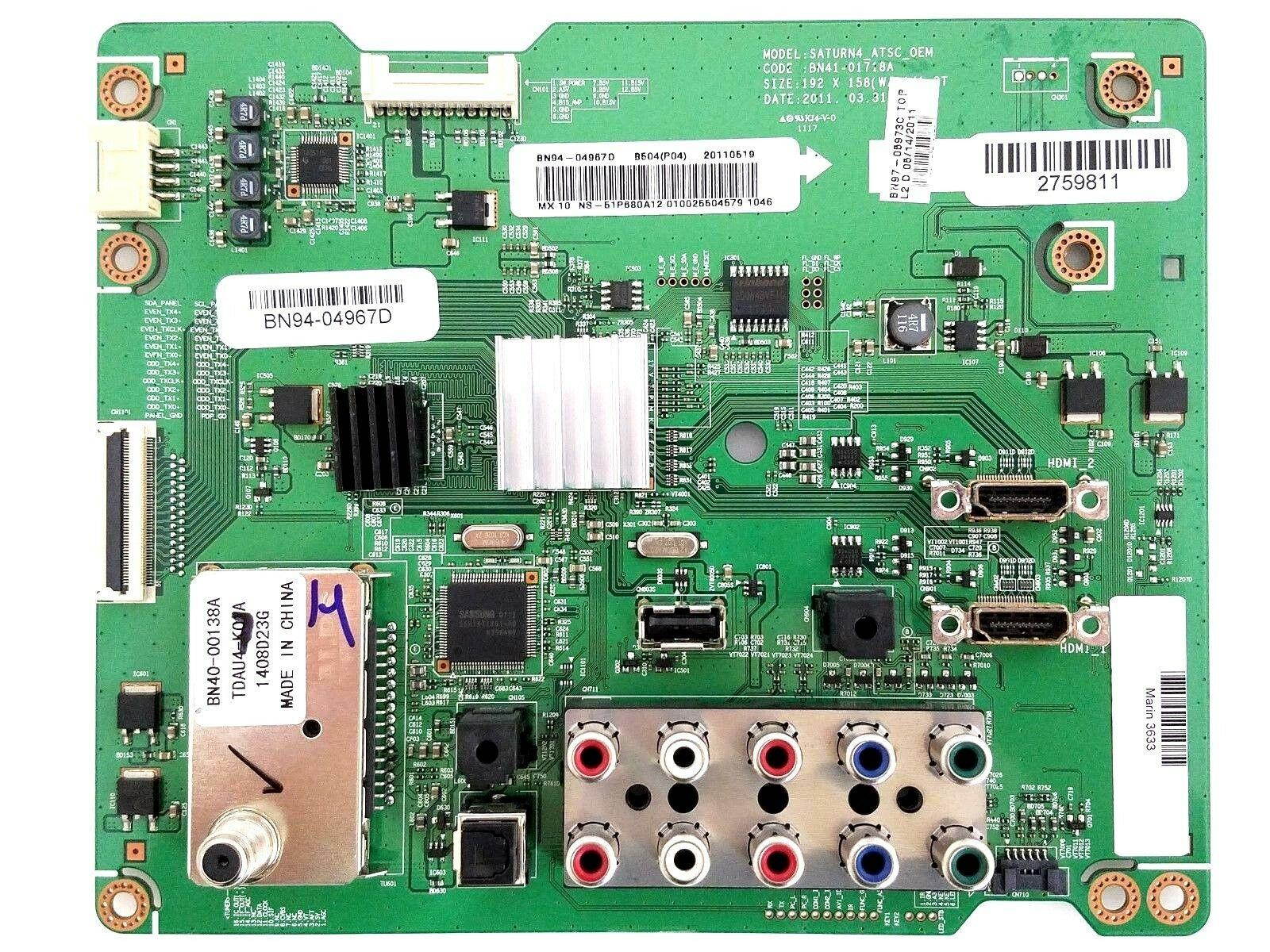 Insignia NS-51P680A12 Main Board BN94-04967D ,