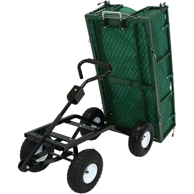 Gorilla Carts Steel Utility Garden Cart with Removable Sides Capacity
