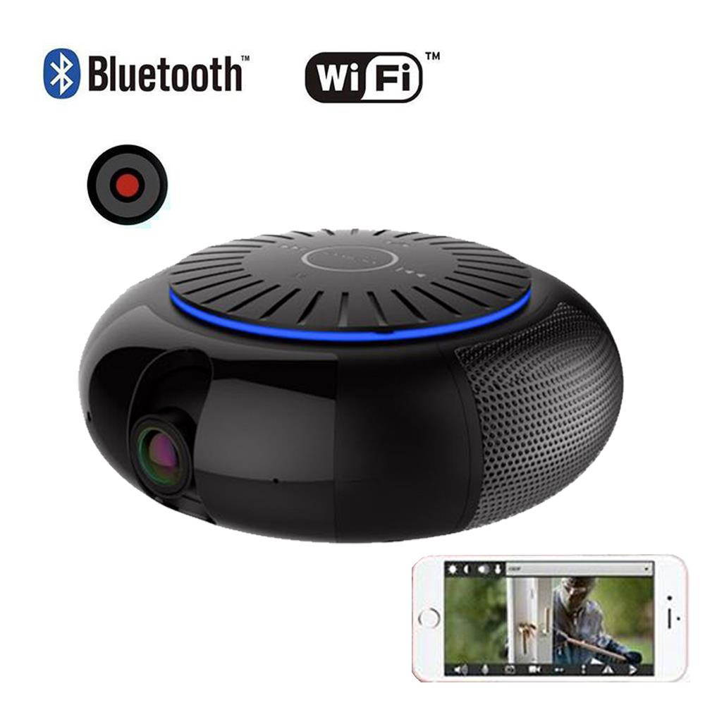 IP Camera WiFi Bluetooth 1080P Speaker Network Video Recorder Micro USB 2-way