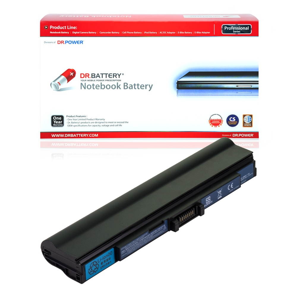 DR. BATTERY - Replacement for Acer TravelMate TimelineX 8172 / 8172T / UM09E31 / UM09E32 / UM09E36 / UM09E51 / UM09E56 / UM09E70 / UM09E71 / UM09E75 / UM09E78 / 3UR18650-2-T0455 / 934T2039F