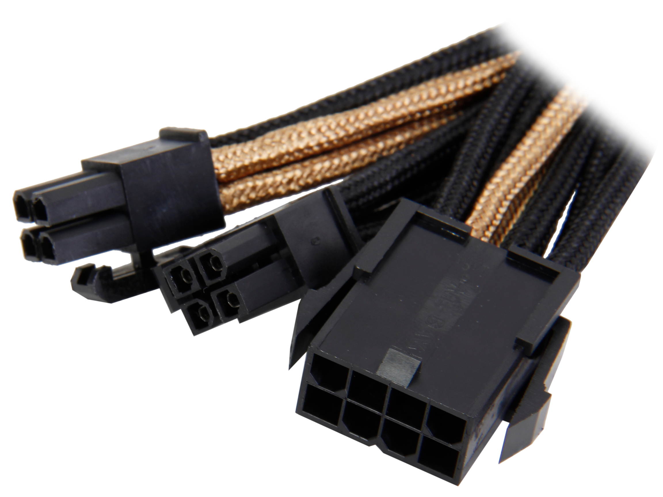 Silverstone PP07-EPS8W Sleeved Extension Power Supply Cable, 1 x 8pin to EPS12V 8pin(4+4) Connector