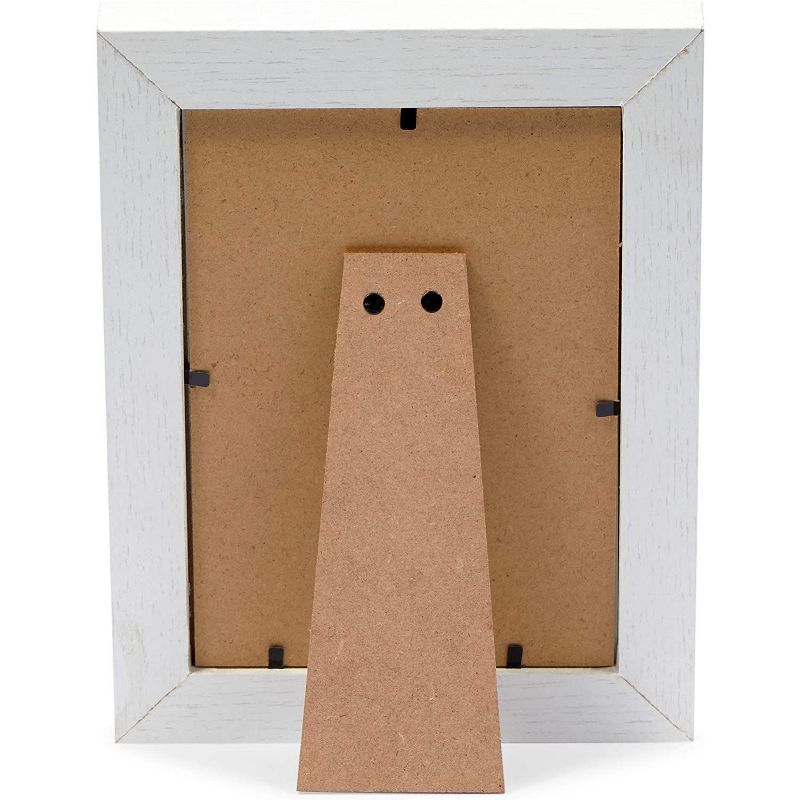 Cottage Creek Farms Rustic Farmhouse Galvanized Picture Frame for 5 x 7 Inch Photos (3 Pack)