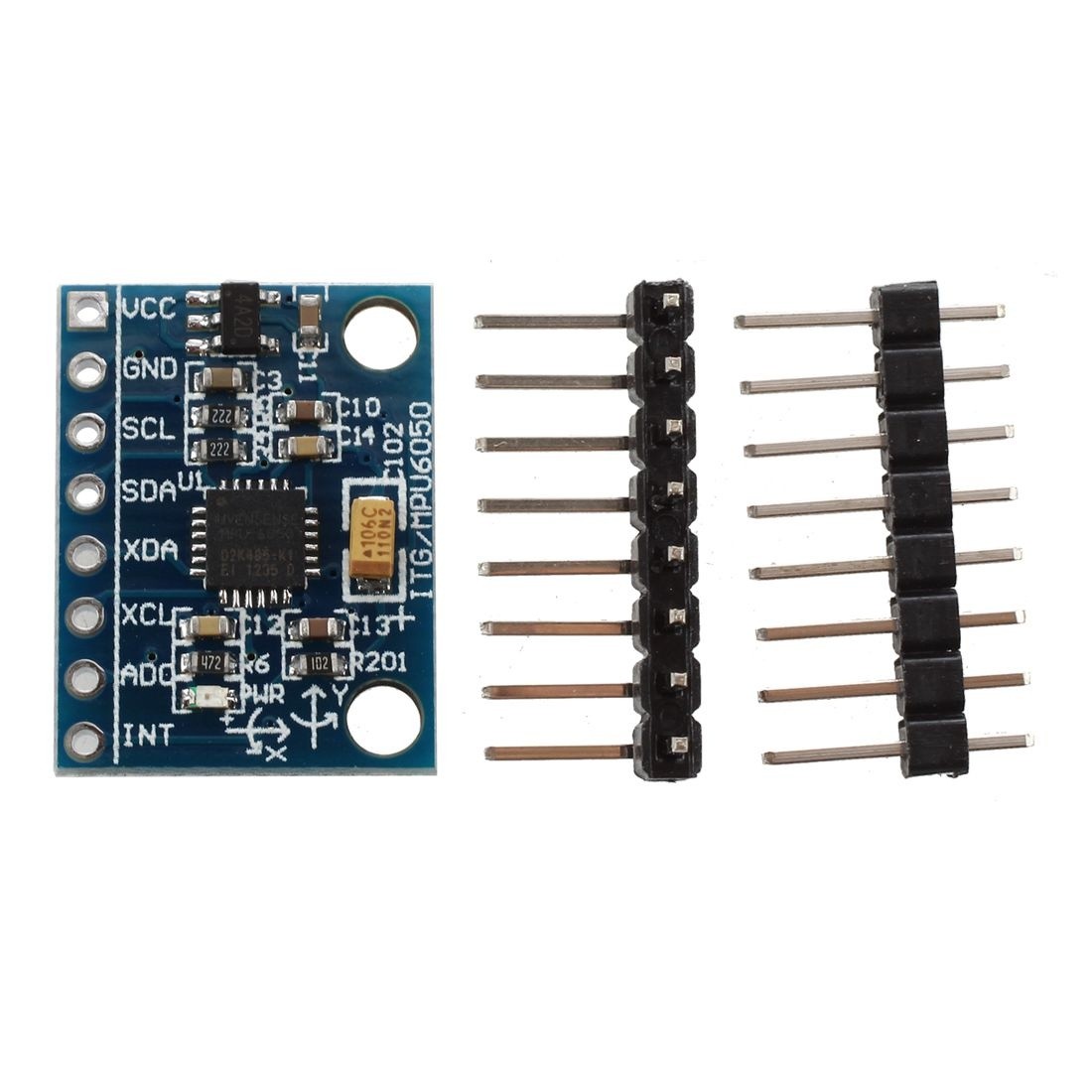 2 Pcs Module: 1Pcs Bluetooth Wireless in the Form of Series Module Slave & 1Pcs MPU-6050 Module 3-Axis Analog Gyroscope