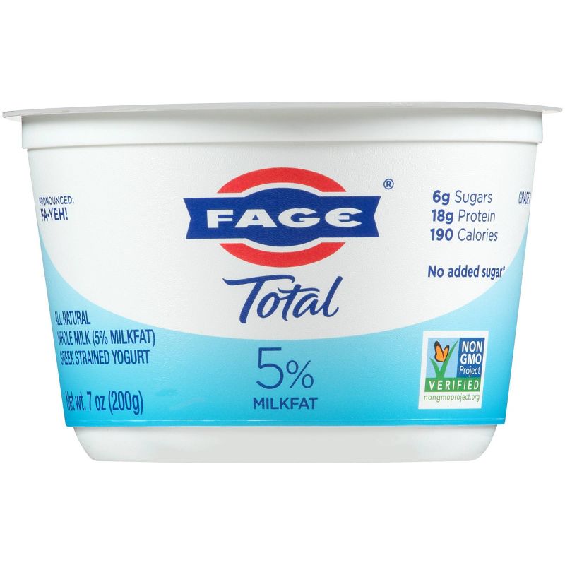FAGE Total 5% Milkfat Plain Greek Yogurt - 7oz